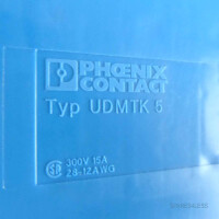 Phoenix Contact Durchgangsreihenklemme UDMTK5-P/P BU 3101113 (48Stk.) OVP