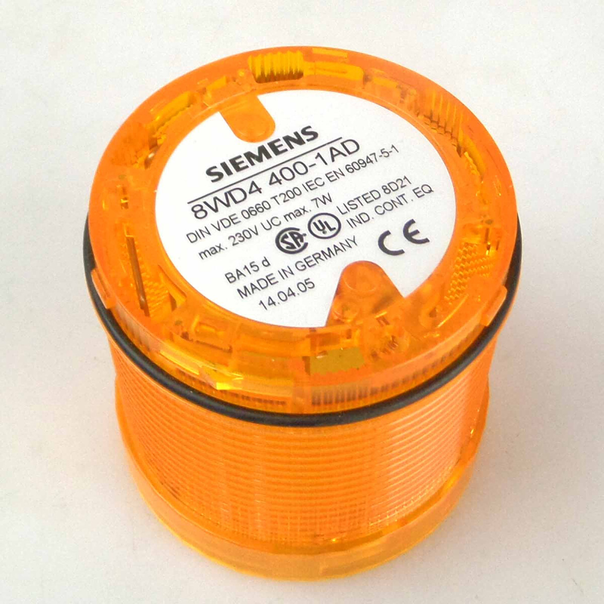 Siemens Dauerlichelement gelb 8WD4 400-1AD NOV