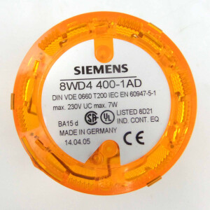 Siemens Dauerlichelement gelb 8WD4 400-1AD NOV