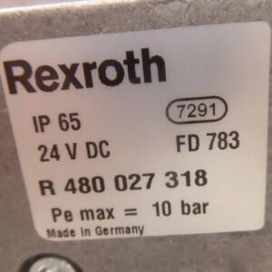 Rexroth Ventilträgersystem R480027318 10bar OVP