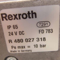 Rexroth Ventilträgersystem R480027318 10bar OVP