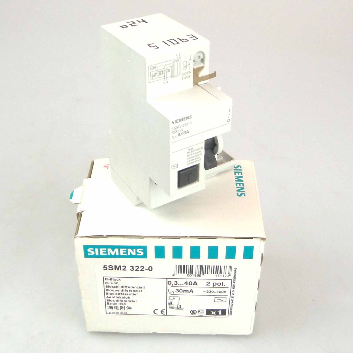 Siemens FI-Schutzschalter 5SM2322-0 OVP
