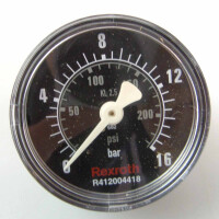 Rexroth Manometer R412004418 0-16 bar OVP