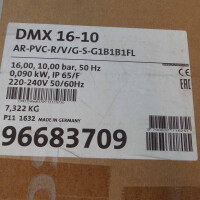 Grundfos Dosierpumpe DMX16-10 AR-PVC-R/V/G-S-G1B1B1FL 16 l/h 10bar OVP