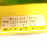 Fanuc Servo Amplifier A06B-6058-H003 GEB