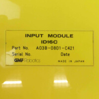 Fanuc/GMF Robotics Input Module ID16C A03B-0801-C421 GEB