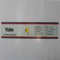 Yale Balancer YBA-15L 9-15kg 2,3m OVP
