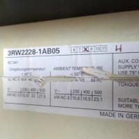 Siemens Sikostart Motorsteuergerät 3RW2228-1AB05 GEB