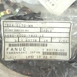Fanuc Kabel A660-4002-T832/LE OVP