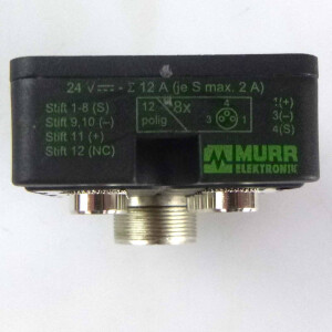 Murr Elektronik Distributor Block 3827762 24V 12-polig NOV