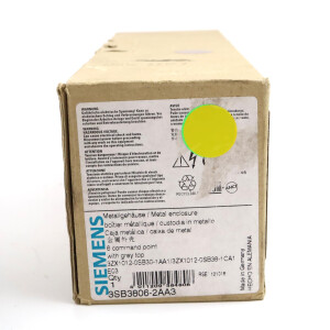 Siemens Metallgehäuse 3SB3806-2AA3 OVP