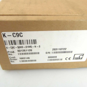 HBM Kraftaufnehmer K-C9C K-C9C-50K0-01M5-N-S 801261126 50kN OVP