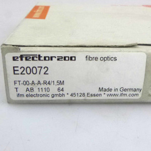 ifm electronic Lichtwellenleiter Reflexlichttaster FT-00-A-A-R4/1,5 E20072 OVP
