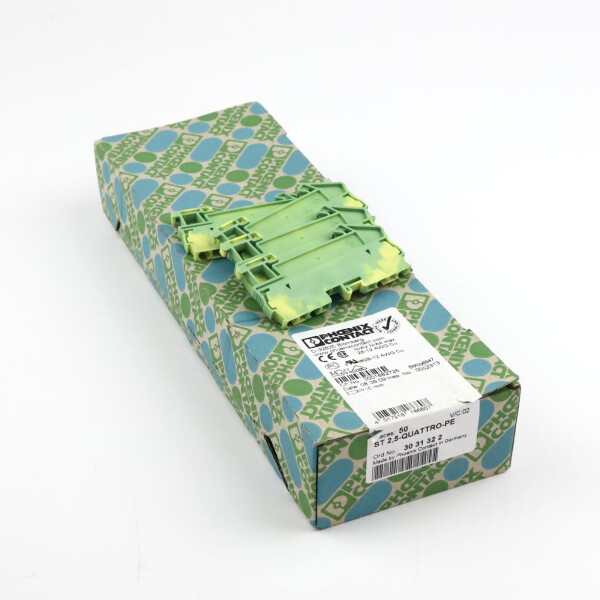 Phoenix Contact Schutzleiter-Reihenklemme ST 2,5-QUATTRO-PE 3031322 (50Stk.) OVP