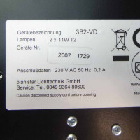 planistar Flächenbeleuchtung 3B2-VD 230V 2x11W NOV