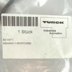 Turck Verbindungsleitung WWAK3-1-SWSP3/S90 8015471 OVP