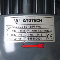 ATOTECH Pumpe M-40-32-82-15/PP+VA + Emod FK71S/2 NOV