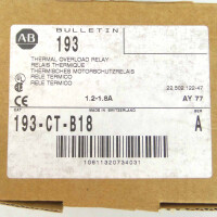 Allen Bradley Motorschutzrelais 193-CT-B18 Ser.A 1,2-1,8A OVP