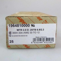 Weidmüller Prüftrenn-Reihenklemme WTR 2.5 D-2STB 6.9/2.3 1964810000 (9Stk.) OVP