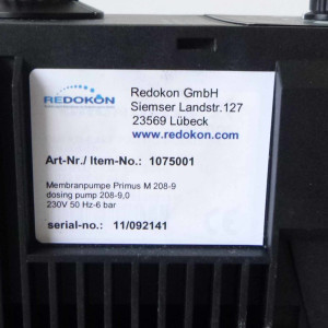 Grundfos Membranpumpe Primus M 208-9 230V 50Hz 6bar GEB