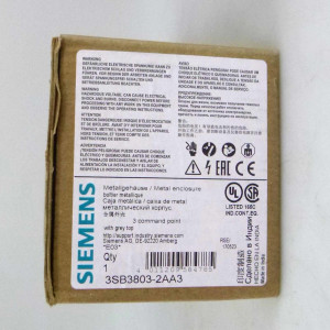 Siemens Metallgehäuse 3SB3803-2AA3 OVP