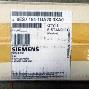 Siemens Montageschiene 6ES7 194-1GA20-0XA0 200cm x 8cm x 3cm OVP