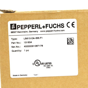 Pepperl+Fuchs Datenlichtschranke LS610-DA-IBS/F1 131634 OVP