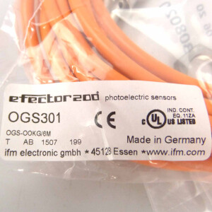ifm efector Einweglichtschranke OGS301 OGS-OOKG/6M OVP