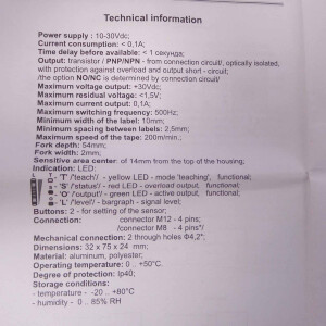 STS Electronics Sensor ODST88I41CL OVP