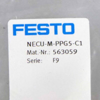 Festo Netzanschlussdose NECU-M-PPG5-C1 563059 OVP