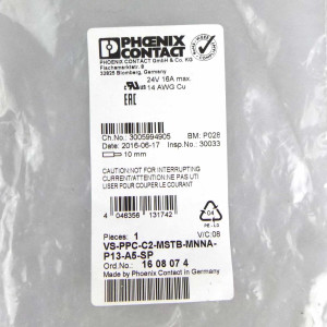 Phoenix Contact Power-Steckverbinder VS-PPC-C2-MSTB-MNNA-P13-A5-SP 1608074 OVP