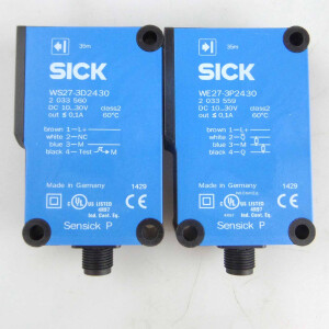 SICK Einweg-Lichtschranke WSE27-3P2430 1027790 OVP