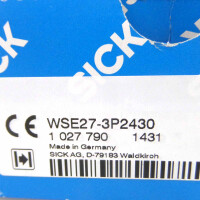 SICK Einweg-Lichtschranke WSE27-3P2430 1027790 OVP