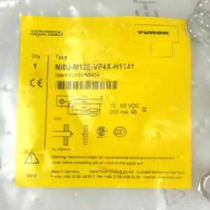 Turck Induktiver Sensor NI8U-M12E-VP4X-H1141 1580454 OVP