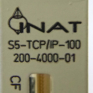 INAT Ethernet-Anschaltung S5-TCP/IP-100 200-4000-01 NOV