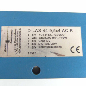 Sensor Instruments Laserlichtschranke D-LAS-44-9,5x4-AC-R GEB