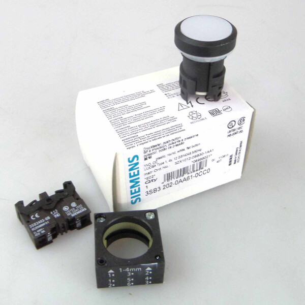 Siemens Drucktaster 3SB3 202-0AA61-0CC0 OVP
