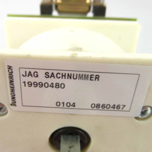 Jungheinrich Fahrschalter 19990480 NOV