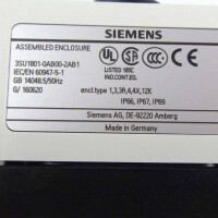 Siemens Gehäuse für Befehlsgeräte 3SU1801-0AB00-2AB1 NOV