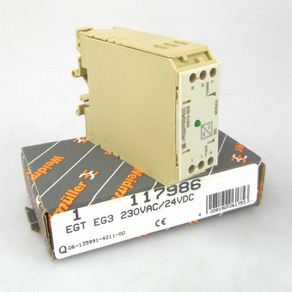Weidmüller Power Supply Modul EGT EG3 230VAC/24VDC 117986 OVP