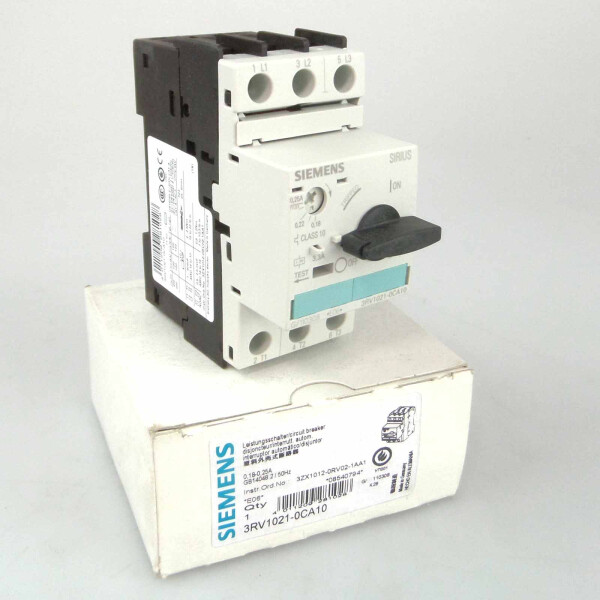 Siemens Leistungsschalter 3RV1021-0CA10 OVP