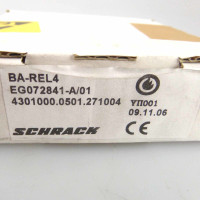 Schrack Seconet Relaismodul BA-REL 4 EG072841-A/01 OVP