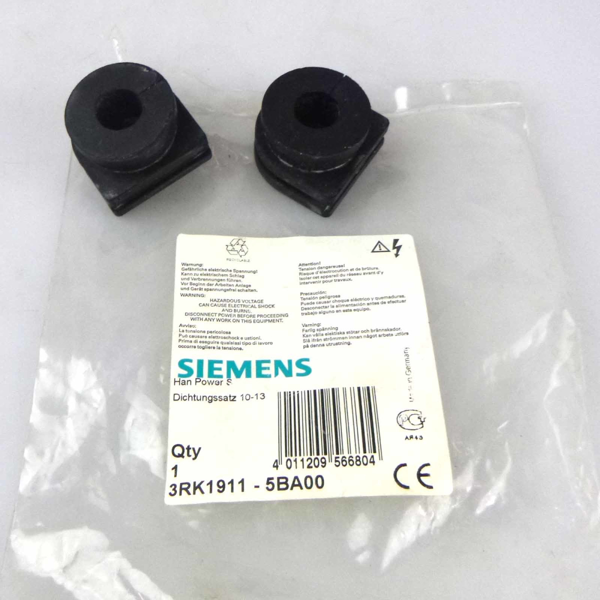 Siemens Dichtungssatz 10-13 3RK1911-5BA00 OVP