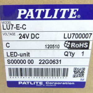 Patlite Signalleuchte LU7-E-C 24 V DC OVP