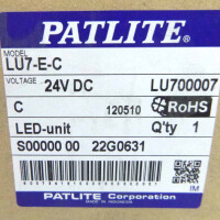 Patlite Signalleuchte LU7-E-C 24 V DC OVP