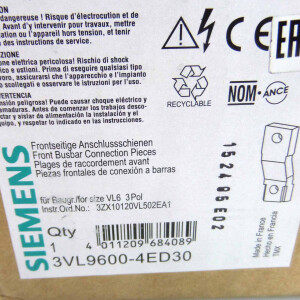 Siemens Anschlussschiene 3VL9600-4ED30 OVP