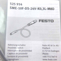 Festo Näherungsschalter SME-10F-DS-24V-K0,3L-M8D 525 914 OVP