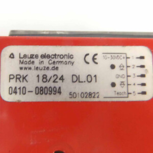 Leuze Reflexionslichtschranke PRK 18/24 DL.01 50102822 GEB