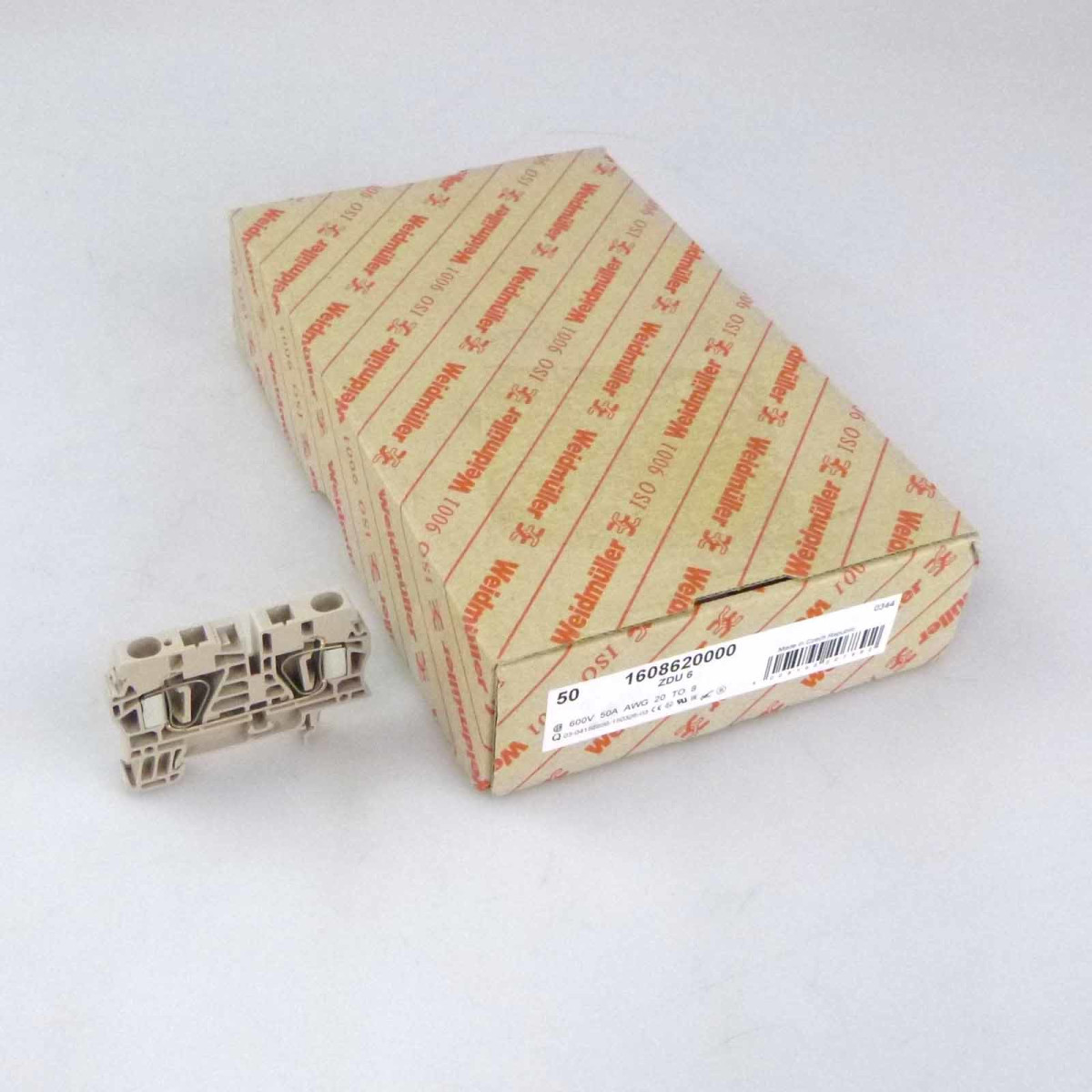 Weidmüller Durchgangs-Reihenklemme ZDU 6 1608620000 (42