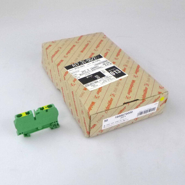 Weidmüller Schutzleiter-Reihenklemme ZPE 6 1608670000 (42Stk.) OVP